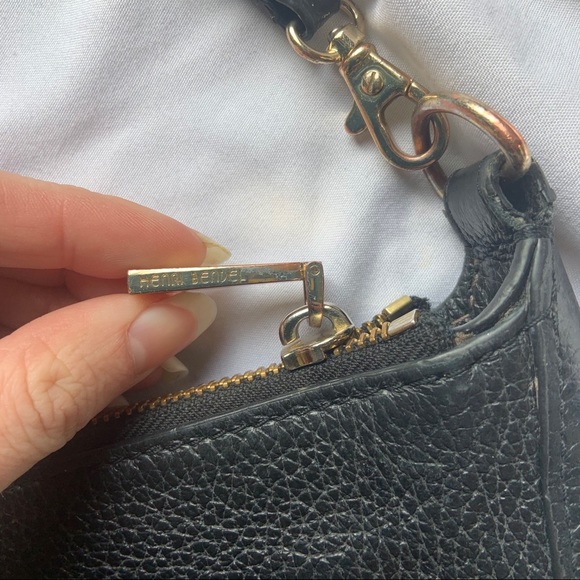 Henri Bendel Black Leather Crossbody Small Purse - Picture 6 of 13